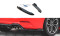 Heck Ansatz Flaps Diffusor V.4 passend für (passend für heckansatz v.1) Ford Focus ST-Line Kombi Mk4 schwarz Hochglanz