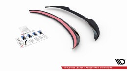 Heck Spoiler Aufsatz Abrisskante für Ford Focus ST-Line Kombi Mk4 schwarz Hochglanz
