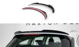 Heck Spoiler Aufsatz Abrisskante passend für Ford Focus Vignale Kombi Mk4 schwarz Hochglanz