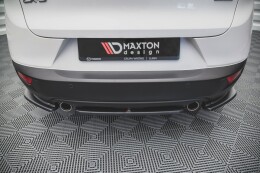 Mittlerer Cup Diffusor Heck Ansatz für Mazda CX-3  schwarz Hochglanz