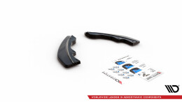 Heck Ansatz Flaps Diffusor für Mazda CX-3 schwarz Hochglanz