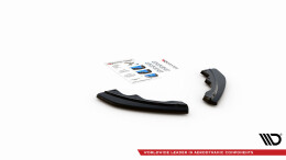 Heck Ansatz Flaps Diffusor passend für Mazda CX-3 schwarz Hochglanz