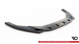 Cup Spoilerlippe Front Ansatz V.1 passend für Audi S5 / A5 S-Line F5 Facelift schwarz Hochglanz