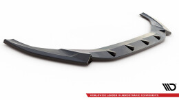 Cup Spoilerlippe Front Ansatz V.2 passend für Audi S5 / A5 S-Line F5 Facelift schwarz Hochglanz
