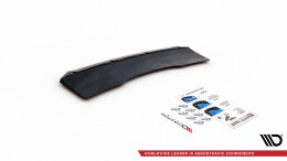 Mittlerer Cup Diffusor Heck Ansatz DTM Look für Audi S5 Sportback / Coupe F5 Faceliftt schwarz matt