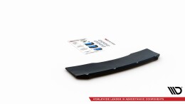 Mittlerer Cup Diffusor Heck Ansatz DTM Look für Audi S5 Sportback / Coupe F5 Faceliftt schwarz matt