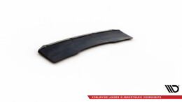 Mittlerer Cup Diffusor Heck Ansatz passend für Audi S5 Sportback / Coupe F5 Facelift schwarz Hochglanz