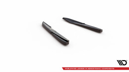 Heck Ansatz Flaps Diffusor passend für Audi S5 Sportback / Coupe F5 Facelift schwarz Hochglanz