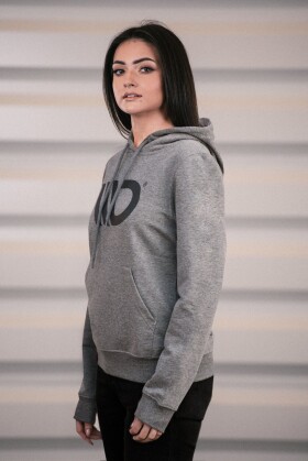 Maxton Design® Gray Hoodie Damen