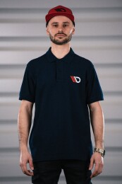 Maxton Design® Navy Blue Polo Shirt Herren