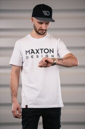 Maxton Design® White T-Shirt Herren XL