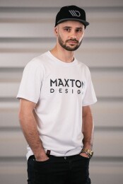 Maxton Design® White T-Shirt Herren XL