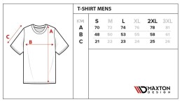 Maxton Design® White T-Shirt Herren 2XL