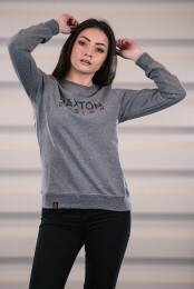 Maxton Design® Gray Pullover Damen XS