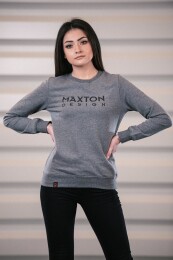 Maxton Design® Gray Pullover Damen S