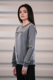 Maxton Design® Gray Pullover Damen M
