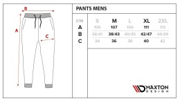 Maxton Design® Gray Jogging Hose Herren XL