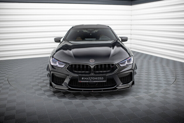 Cup Spoilerlippe Front Ansatz V.1 + Flaps für BMW M8  Gran Coupe F93 / Coupe F92