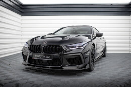 Street+ Spoilerlippe Front Ansatz V.1 + Flaps passend für BMW M8 Gran Coupe F93 / Coupe F92