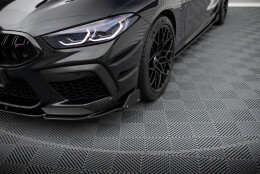 Street+ Spoilerlippe Front Ansatz V.1 + Flaps passend für BMW M8 Gran Coupe F93 / Coupe F92