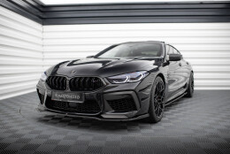 Cup Spoilerlippe Front Ansatz V.2 passend für BMW M8 Gran Coupe F93 / Coupe F92 schwarz Hochglanz