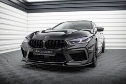 Cup Spoilerlippe Front Ansatz V.3 passend für BMW M8 Gran Coupe F93 / Coupe F92 schwarz Hochglanz