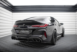 Mittlerer Cup Diffusor Heck Ansatz passend für BMW M8 Gran Coupe F93 / Coupe F92 schwarz Hochglanz