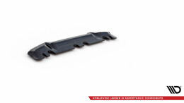 Mittlerer Cup Diffusor Heck Ansatz passend für BMW M8 Gran Coupe F93 / Coupe F92 schwarz Hochglanz