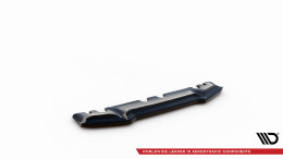 Mittlerer Cup Diffusor Heck Ansatz passend für BMW M8 Gran Coupe F93 / Coupe F92 schwarz Hochglanz