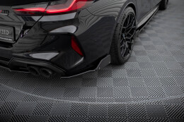 Heck Ansatz Flaps Diffusor V.1 + Flaps für BMW M8  Gran Coupe F93
