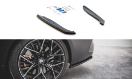 Heck Ansatz Flaps Diffusor V.2 für BMW M8 Gran Coupe F93 schwarz Hochglanz