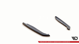 Heck Ansatz Flaps Diffusor V.2 passend für BMW M8 Gran Coupe F93 schwarz Hochglanz