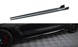 Street+ Seitenschweller Leisten V.1 + Flaps passend für BMW M8 Gran Coupe F93 / 8 Gran Coupe M-Paket G16