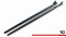 Seitenschweller Ansatz Cup Leisten V.1 passend für + Flaps passend für BMW M8 Gran Coupe F93 / 8 Gran Coupe M-Paket G16