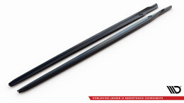 Seitenschweller Ansatz Cup Leisten V.2 passend für BMW M8 Gran Coupe F93 / 8 Gran Coupe M-Paket G16 schwarz Hochglanz