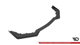 Street Pro Cup Spoilerlippe Front Ansatz V.1 passend für Ford Mustang GT MK6 Facelift rot+ Hochglanz Flaps