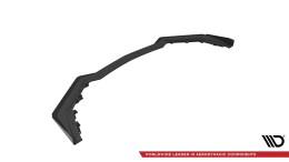 Street Pro Cup Spoilerlippe Front Ansatz V.1 passend für Ford Mustang GT MK6 Facelift rot+ Hochglanz Flaps