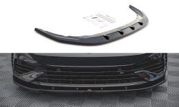 Cup Spoilerlippe Front Ansatz V.1 passend für VW Golf R Mk8 schwarz Hochglanz