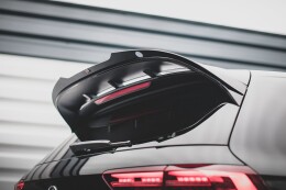 Heck Spoiler Aufsatz Abrisskante für VW Golf R Mk8 schwarz Hochglanz
