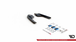 Heck Ansatz Flaps Diffusor V.1 passend für VW Golf R Mk8 schwarz Hochglanz