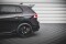 Heck Ansatz Flaps Diffusor V.1 passend für VW Golf R Mk8 schwarz Hochglanz