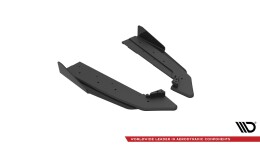 Street Pro Heck Ansatz Flaps V.1 passend für Ford Mustang GT Mk6 FL schwarz Hochglanz