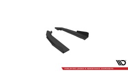 Street Pro Heck Ansatz Flaps Diffusor V.1 +Flaps für Ford Mustang GT Mk6 Facelift ROT+ HOCHGLANZ FLAPS
