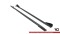 Street Pro Seitenschweller Ansatz Cup Leisten V.1 passend für Ford Mustang GT Mk6 Facelift rot+ Hochglanz Flaps