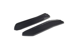 Heck Ansatz Flaps Diffusor passend für Lexus NX Facelift schwarz Hochglanz