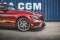 Street Pro Cup Spoilerlippe Front Ansatz + Flaps passend für Mercedes AMG C43 Coupe C205 rot+ Hochglanz Flaps