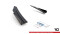 Street Pro Heck Ansatz Diffusor + Flaps passend für Mercedes-AMG C43 Coupe C205 SCHWARZ+ HOCHGLANZ FLAPS