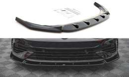 Cup Spoilerlippe Front Ansatz V.2 passend für VW Golf R Mk8 schwarz Hochglanz