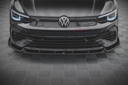 Cup Spoilerlippe Front Ansatz V.2 + Flaps für VW Golf R Mk8