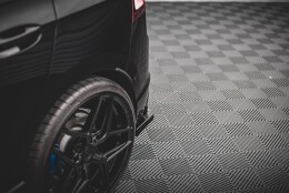 Heck Ansatz Flaps Diffusor V.2 passend für VW Golf R Mk8 schwarz Hochglanz
